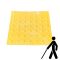 Тактильна плитка поліуретанова "Конус" 400х400х3 (жовта)