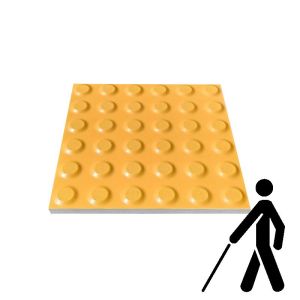 Тактильна плитка керамогранітна "Конус" 300х300х18