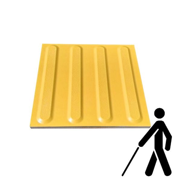 Тактильна плитка керамогранітна "Смуга" 300х300х18