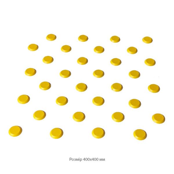 Тактильний індикатор гнучкий самоклеючий Ø33 мм "Конус"