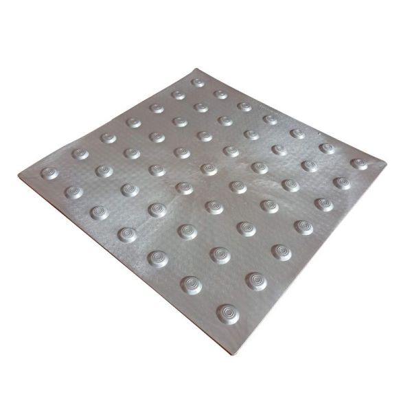 Тактильна плитка поліуретанова "Конус" 400х400х3 (сіра)