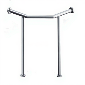 Поручень інвалідний кутовий для мийки «стіна-підлога» 32 мм – 600×600×800 мм