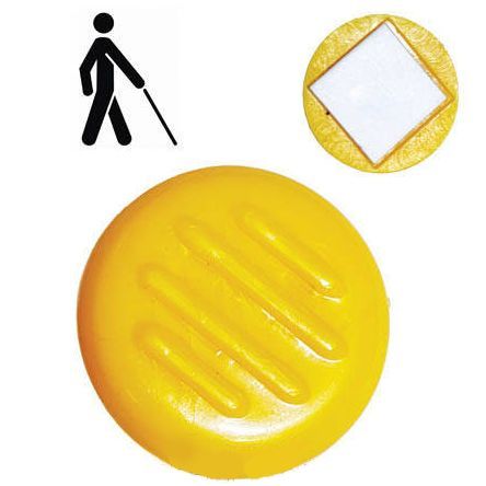 Тактильний індикатор ПТ24-С – самоклеюча точка для безпечної навігації | Купити в Україні