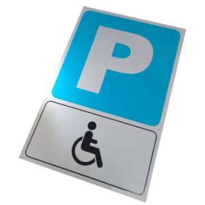 Знак "Місце паркування для інвалідів" світловідбиваючий 40*60см