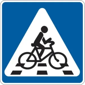 Дорожній Знак 5.92.2 Велосипедний Переїзд