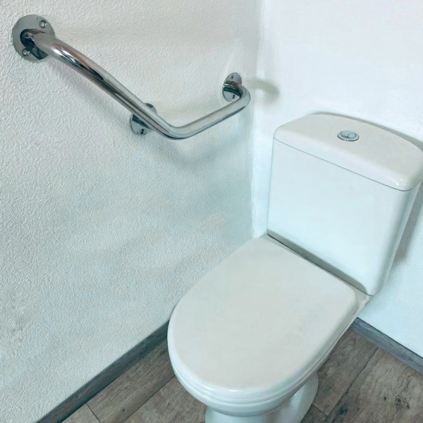 Поручень посилений кутовий пристінний для людей з інвалідністю, ? 32м - 350x350мм