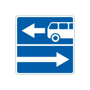 5.10.1 Виїзд на дорогу із смугою для руху маршрутних транспортних засобів