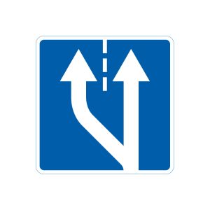 5.20.3 Початок додаткової смуги руху