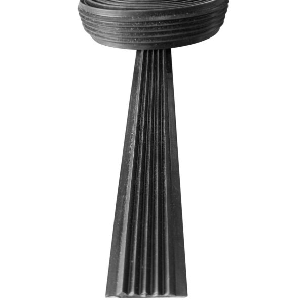 Тактильна гумова стрічка 31х5 мм чорна