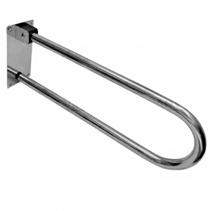 Поручень пристінний для унітазу відкидний без тримача туалетного паперу 32 мм × 700 мм