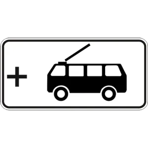 Дорожній Знак 7.28.3 Вид Громадського Транспорту