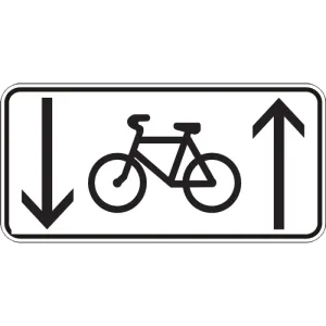 Дорожній Знак 7.29.2 Напрямок Руху Велосипедистів