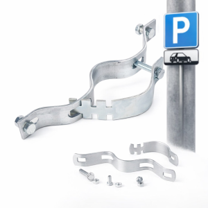 Комплект кріплення дорожнього знака до стійки