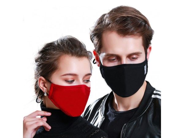 Фільтр "Пилова маска" з активованим вугіллям MP2.5 Без клапана видиху, 5 ШАРІВ ЗАХИСТУ (чорний колір)