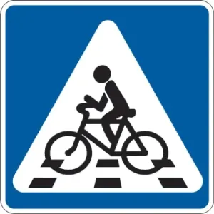 Дорожній Знак 5.92.1 Велосипедний Переїзд