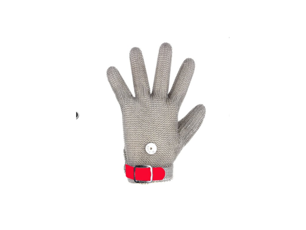 Рукавичка з нержавіючої сталі з гумовим тримачем