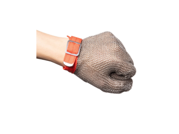 Рукавичка з нержавіючої сталі з гумовим тримачем