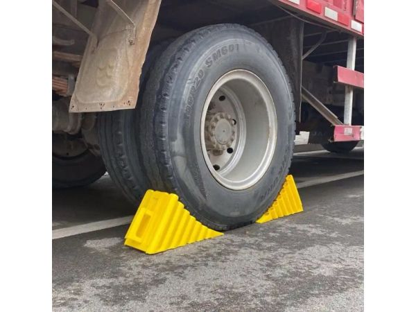 Противідкатний черевик Smartroad ABS 45×20×26 см жовтий
