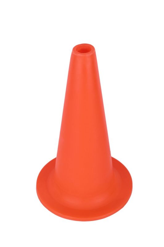 Конус фішка пластиковий Н-35 см без смуг | Універсальний сигнальний MasteRoad