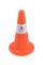 Конус пластиковий Н-35 см зі світловідбиваючою смужкою – дорожня безпека в будь-яких умовах