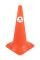Конус дорожній пластиковий Н-60 см без смужок – для безпеки на дорогах та будівельних майданчиках
