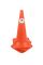 Конус дорожній пластиковий Н-60 см без смужок – для безпеки на дорогах та будівельних майданчиках