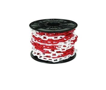 Ланцюг пластиковий (біло-червоний)