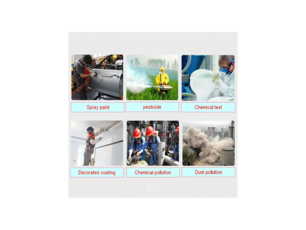 Респіратор з карбоновими фільтрами 7 до 1