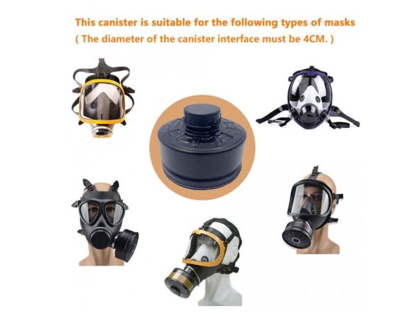 Фільтр для протигазу з активованим вугіллям (А 70)