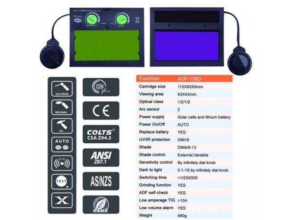 Маска зварника ХАМЕЛЕОН АВРОРА А-777 ВАЖКИЙ МЕТАЛ