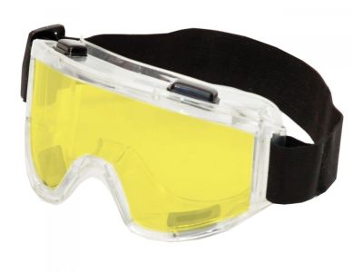 Окуляри захисного зору Контраст + жовта лінза з непрямою вентиляцією