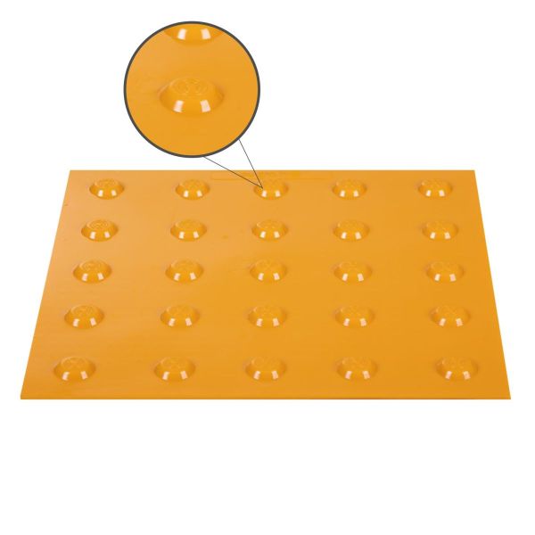 Поліуретанова тактильна плитка 300х300 ПТ14 попереджувальна