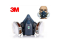 Респіратор напівмаска 3М 7502 в комплекті. Розмір М. Маска ZM™ 7500