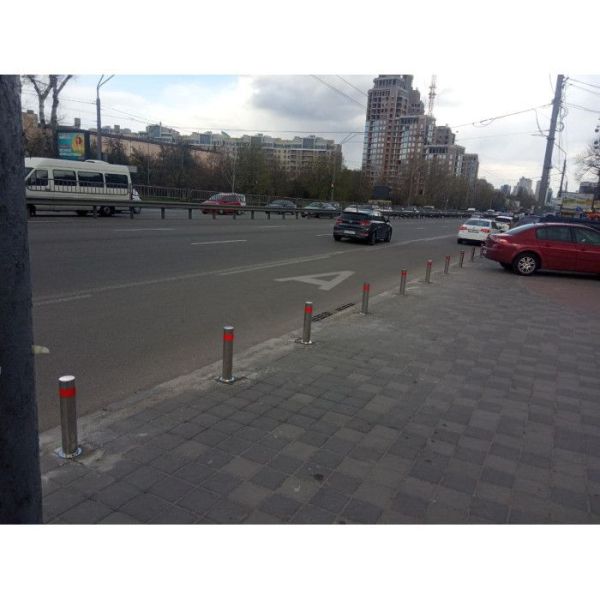 Тротуарний дорожній стовпчик нержавіюча сталь СО–М–0,8 89 800 2мм