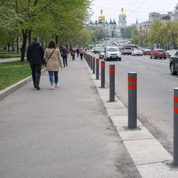 Купити металевий стовпчик для огорожі