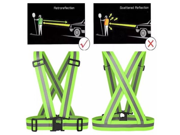 Світловідбиваючий ремінь безпеки з високою видимістю (Lemon) | Купити в Україні