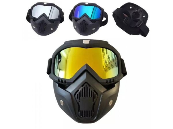 Захисні окуляри Unisex, вітрозахисні, з фільтром для рота