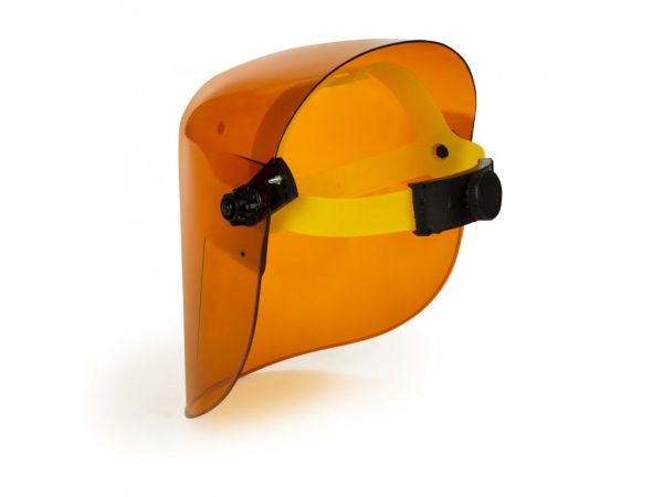 Захисний щиток для обличчя COSMOS (ТОВЩИНА 3,5мм) висотою 31см (тонована)