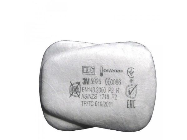 Змінний пилофільтр для респіратора 3М 6000, 3М 7500,5Н11 NIOSH N95, P2 S-BR